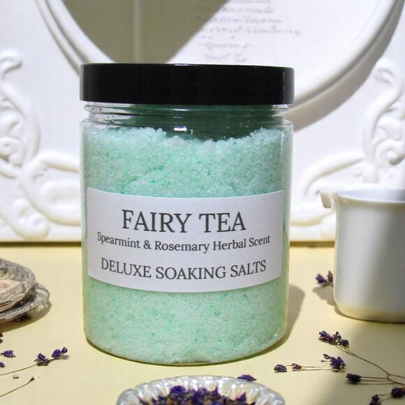 Soaking Bath Salts. Spearmint and rosemary herbal scent. - Picture 5 of 6